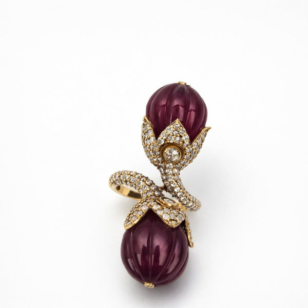 RUBY DUET RING