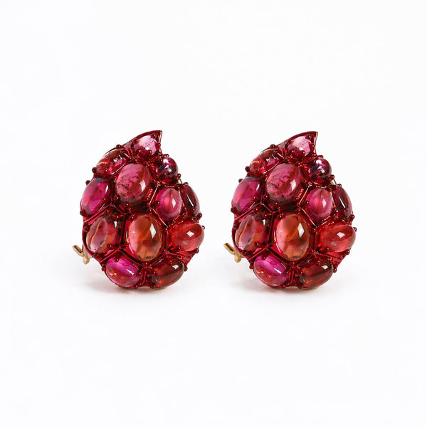 WILD CHERRY PAISLEY EARRINGS
