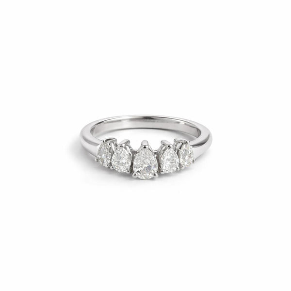 TIARA PEAR RING
