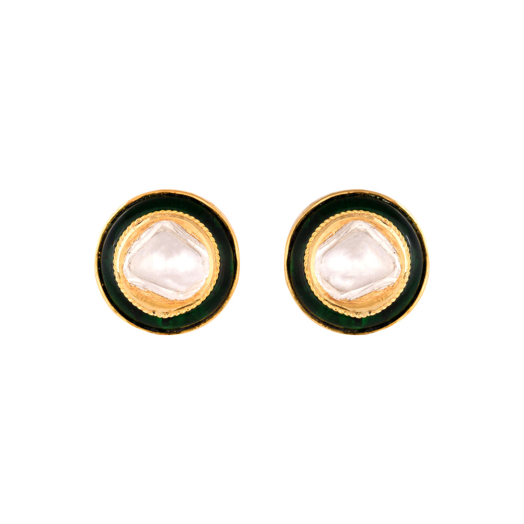 EKAYA MEENA POLKI STUDS