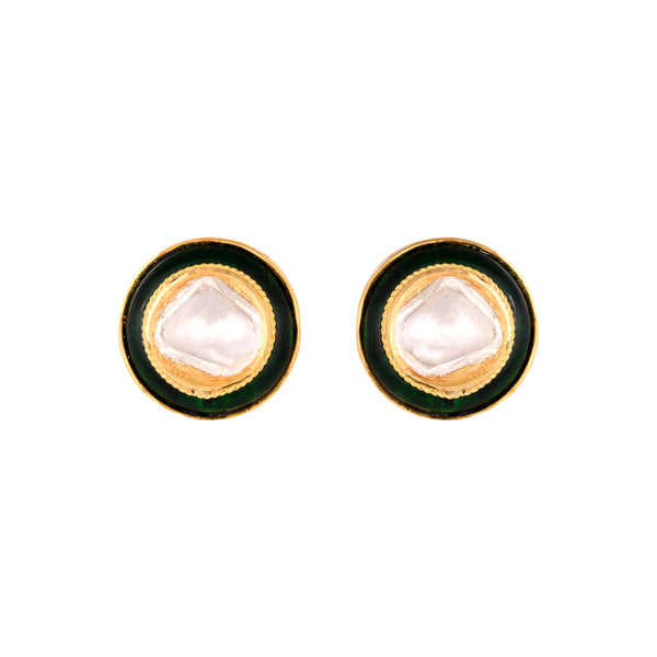 EKAYA MEENA POLKI STUDS