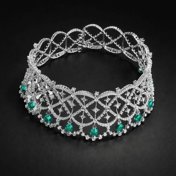 MOSS VEIL DIAMOND CHOKER