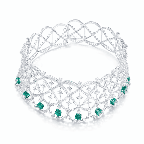 MOSS VEIL DIAMOND CHOKER