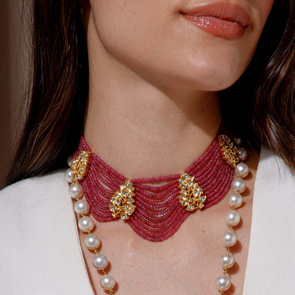 EMPRESS DUAL TONE NECKLACE