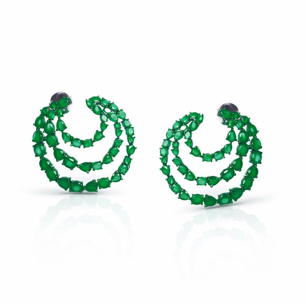 Green Flag Earrings