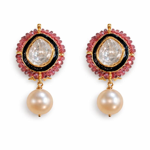 MIDNIGHT ROSE EARRINGS