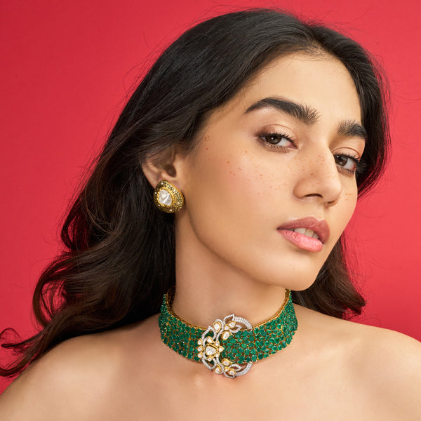 JAIPUR VIRIDIAN CHOKER