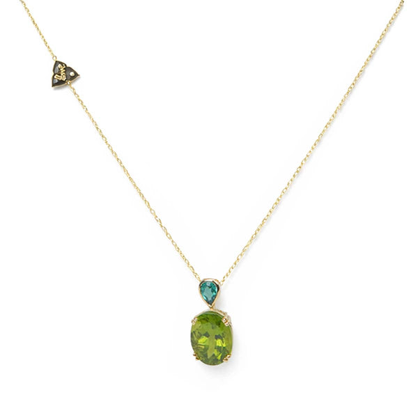 BEAM IN GREEN NECKLACE