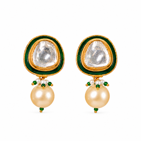 SUN POLKI EARRINGS